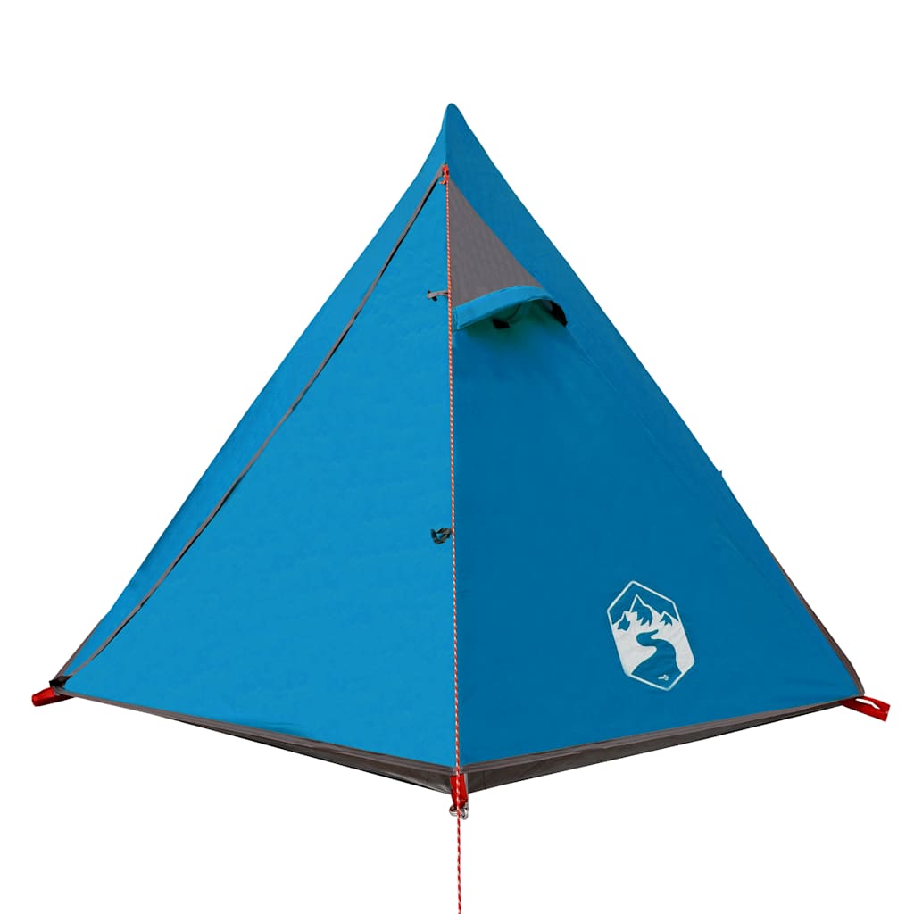 2-personers kuppeltelt vandtæt blå