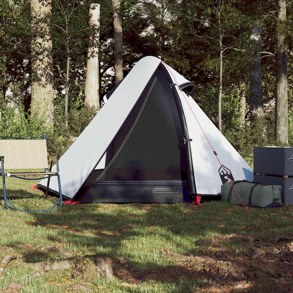 2-personers campingtelt vandtæt mørklægningsstof hvid