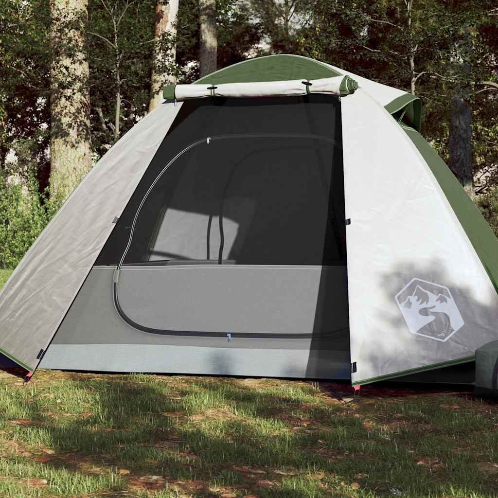 2-personers campingtelt vandtæt kuppel grøn
