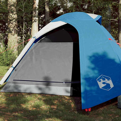 3-personers campingtelt vandtæt blå