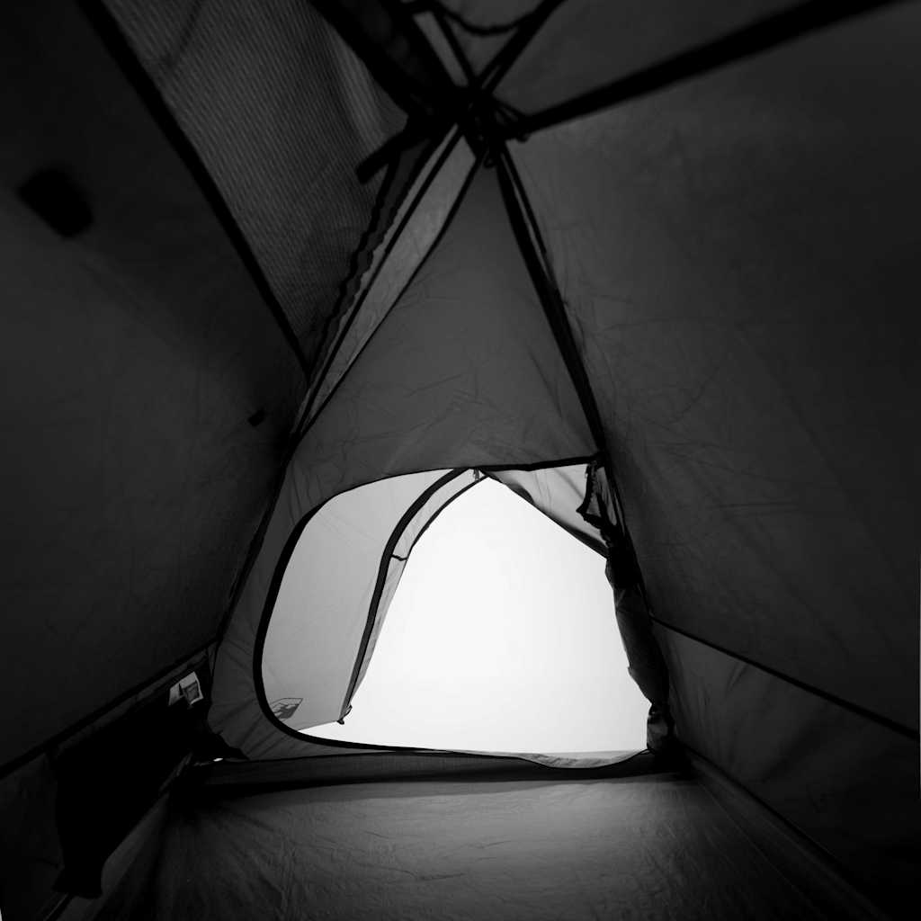 3-personers campingtelt vandtæt mørklægningsstof hvid