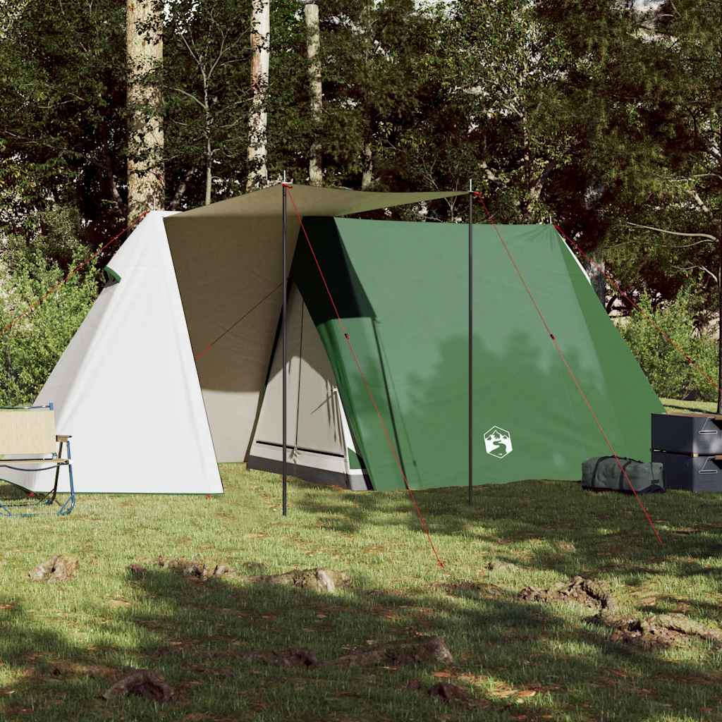 3-personers campingtelt vandtæt grøn