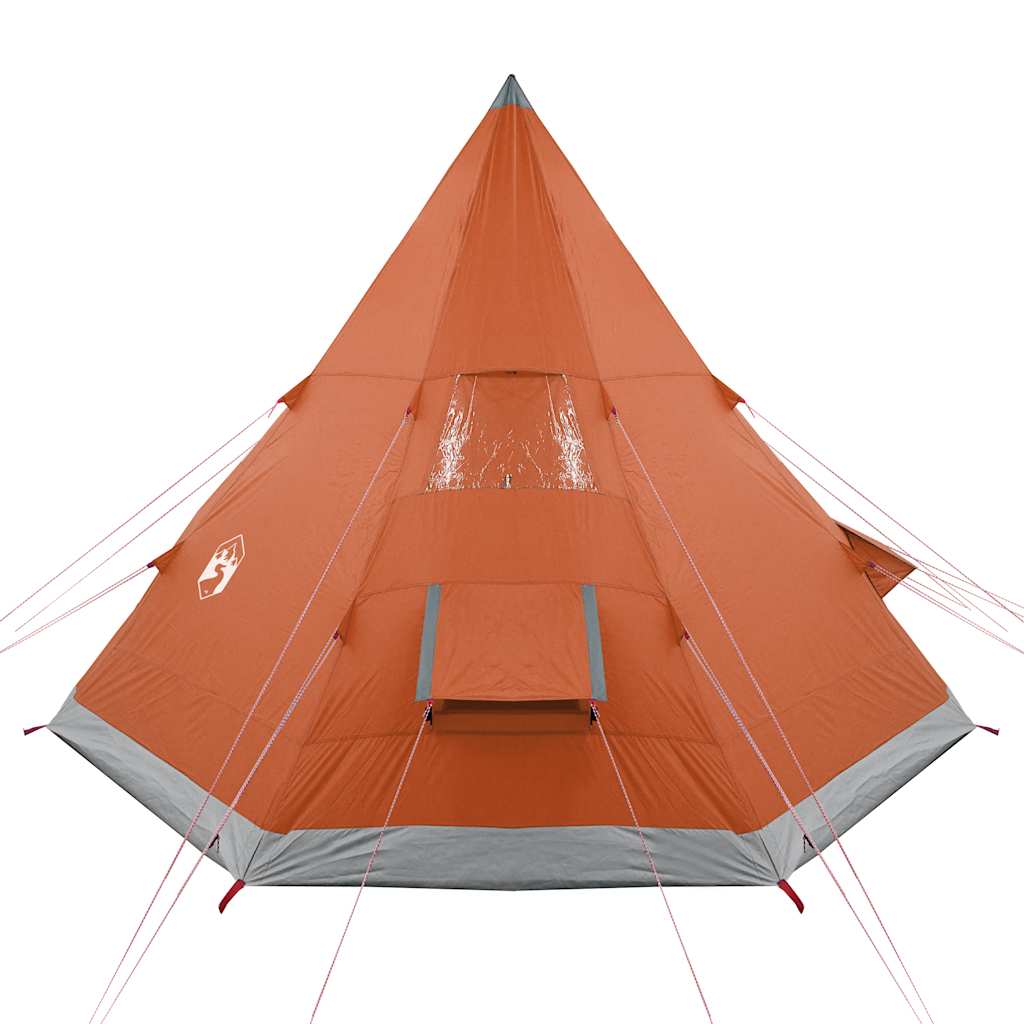 4-personers campingtelt vandtæt orange