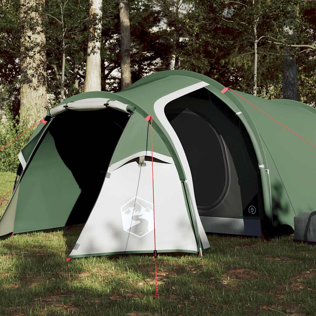 2-personers campingtelt - vandafvisende tunneltelt, grøn