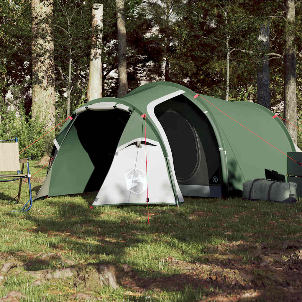 3-personers campingtelt vandtæt grøn
