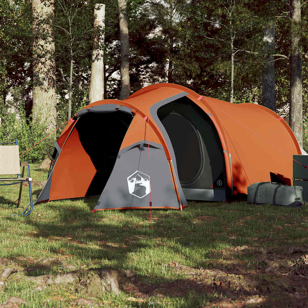 3-personers campingtelt vandtæt orange