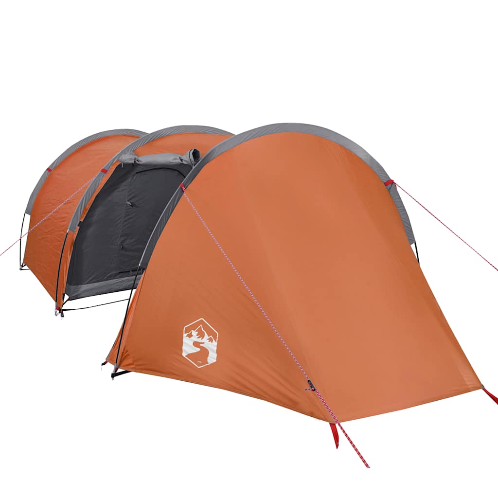 4-personers campingtelt vandtæt orange