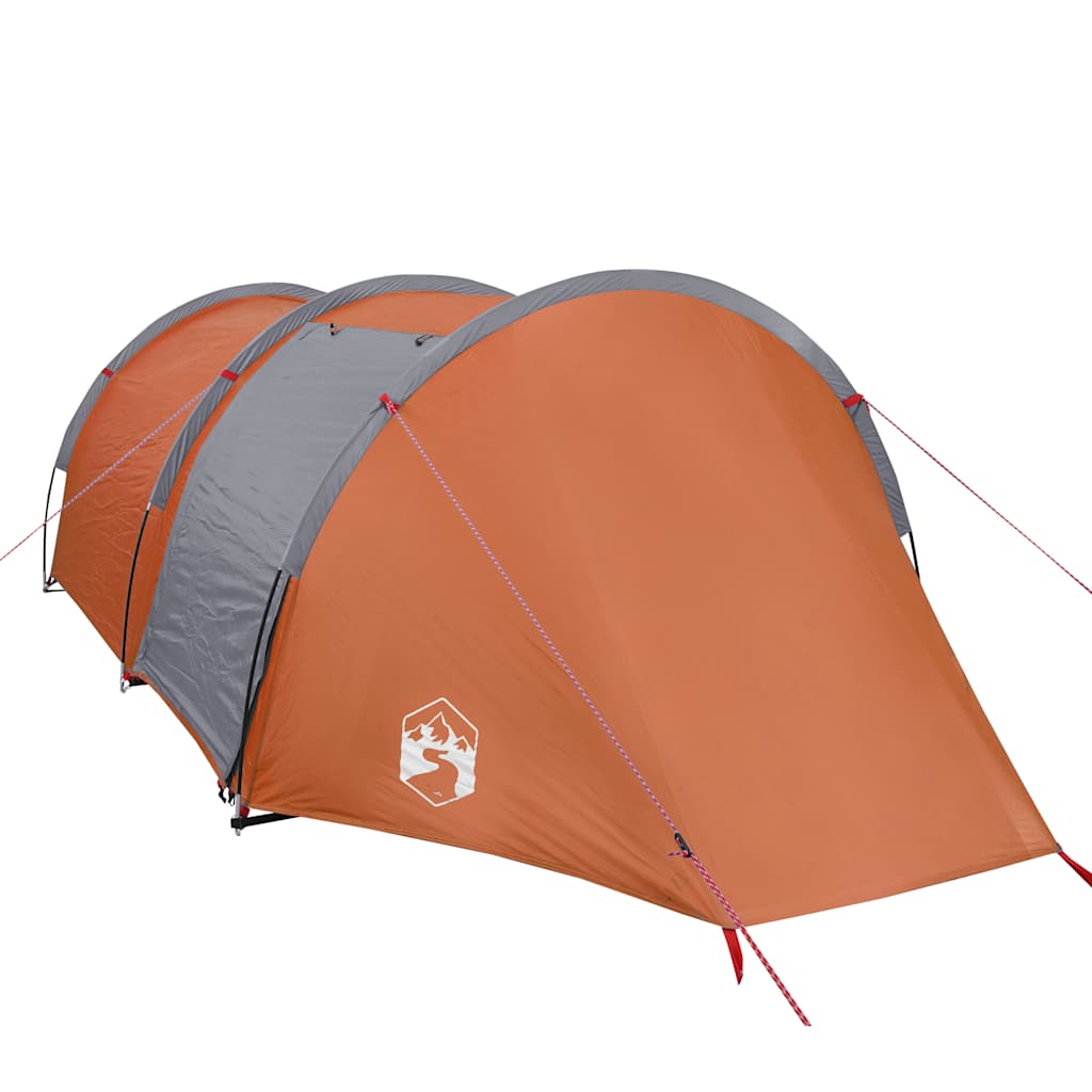 4-personers campingtelt vandtæt orange