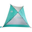 strandtelt 274x178x170/148 cm 185T polyester havgrøn