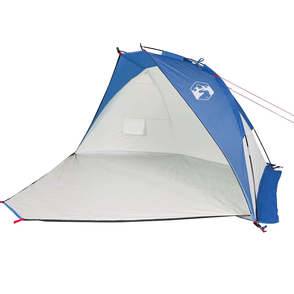 strandtelt 268x223x125 cm 185T polyester azurblå