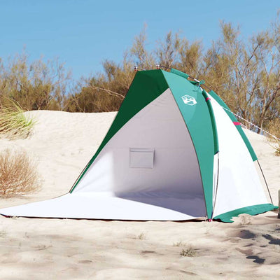 strandtelt 268x223x125 cm 185T polyester havgrøn