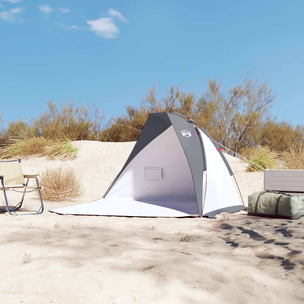 strandtelt 268x223x125 cm 185T polyester grå