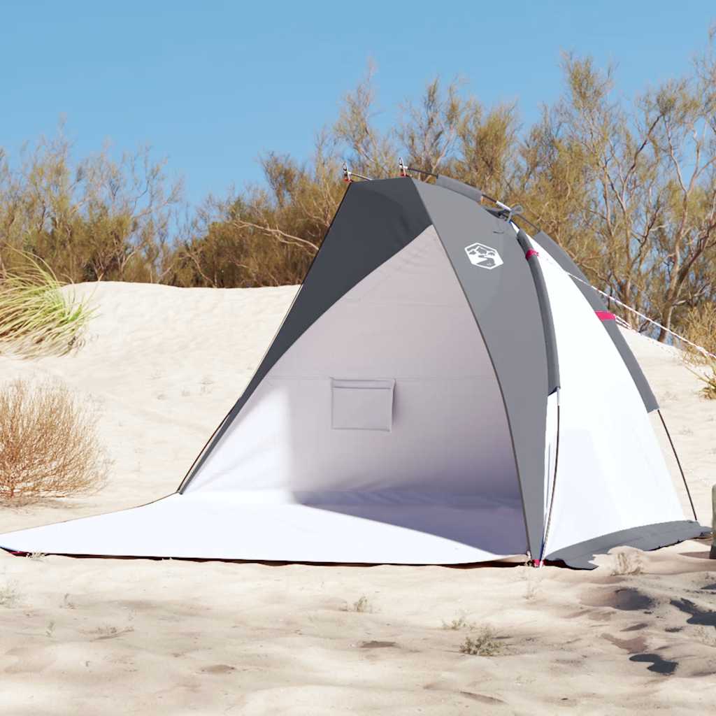 strandtelt 268x223x125 cm 185T polyester grå