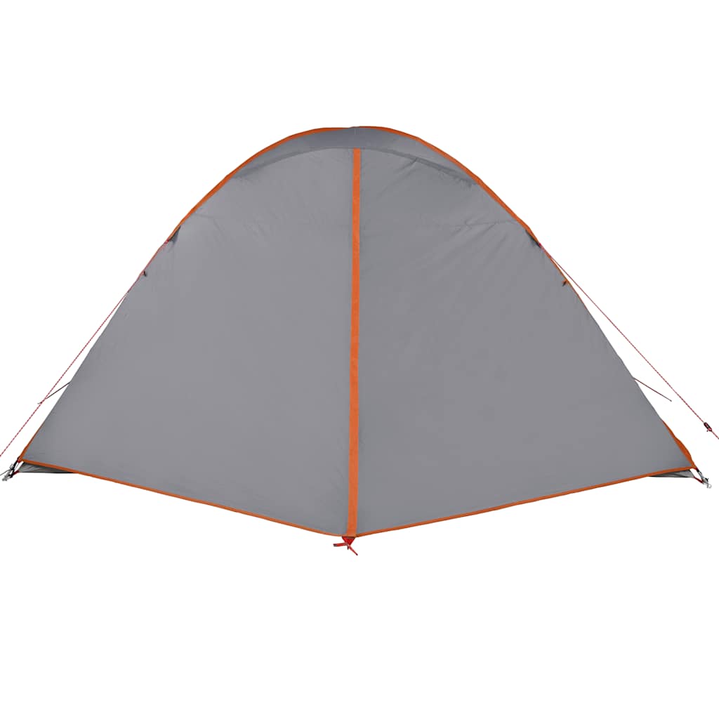 6-personers campingtelt vandtæt kuppel orange