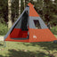 7-personers campingtelt vandtæt orange