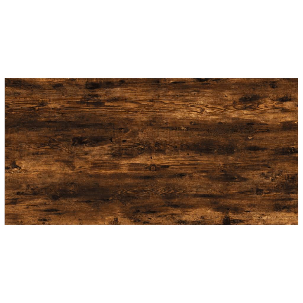 væghylder 4 stk. 60x30x1,5 cm konstrueret træ røget egetræ