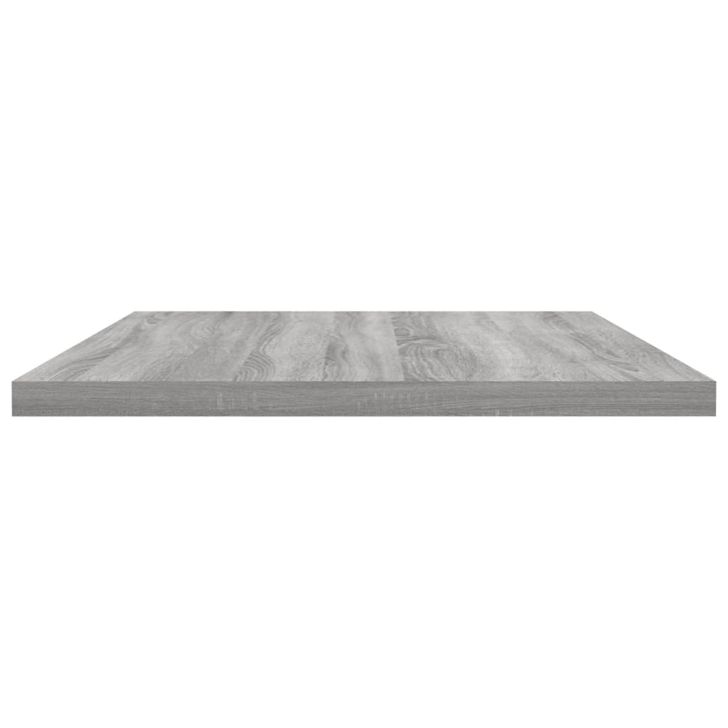væghylder 4 stk. 60x30x1,5 cm konstrueret træ grå sonoma-eg