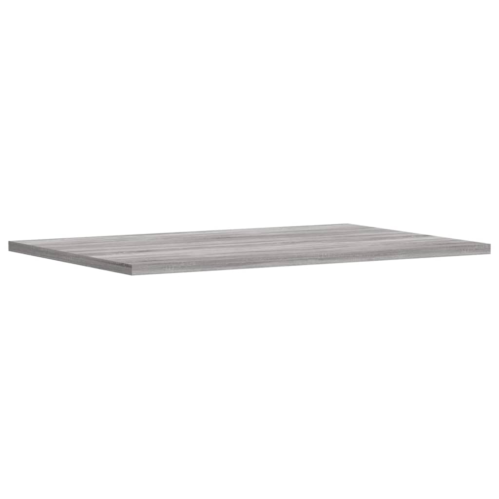 væghylder 4 stk. 60x40x1,5 cm konstrueret træ grå sonoma-eg