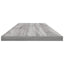 væghylder 4 stk. 100x20x1,5 cm konstrueret træ grå sonoma-eg