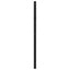 udskiftningsgavl 100 cm metal sort