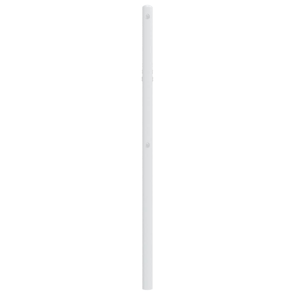 udskiftningsgavl 75 cm metal hvid