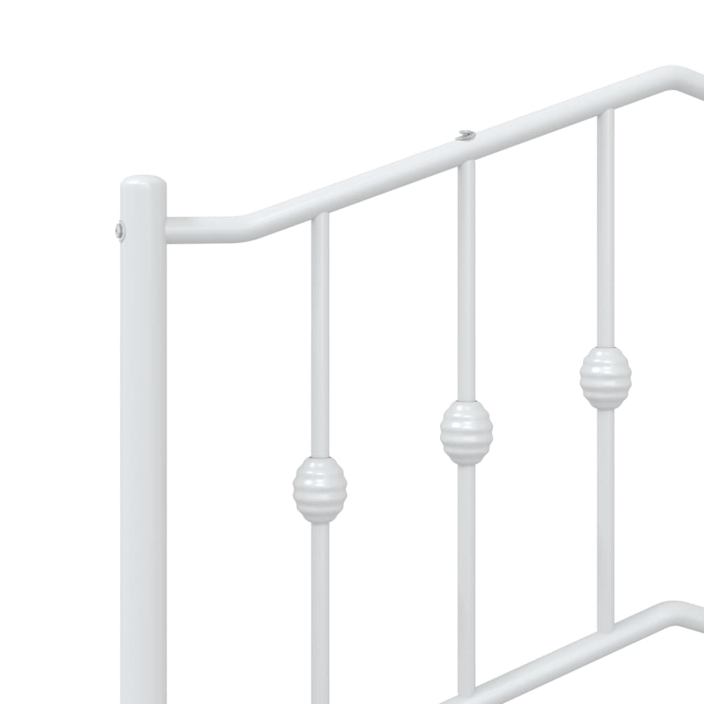 udskiftningsgavl 75 cm metal hvid