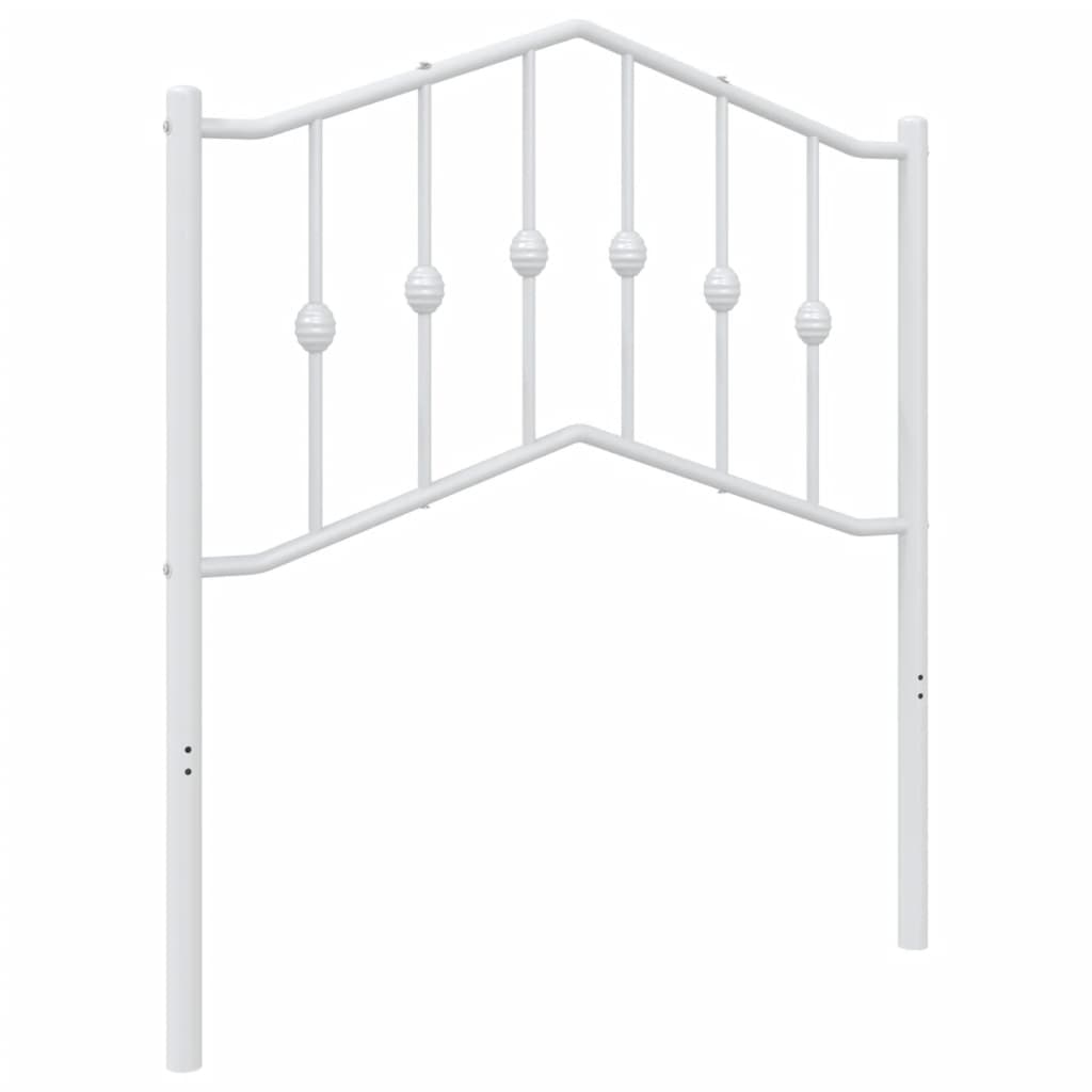 udskiftningsgavl 80 cm metal hvid