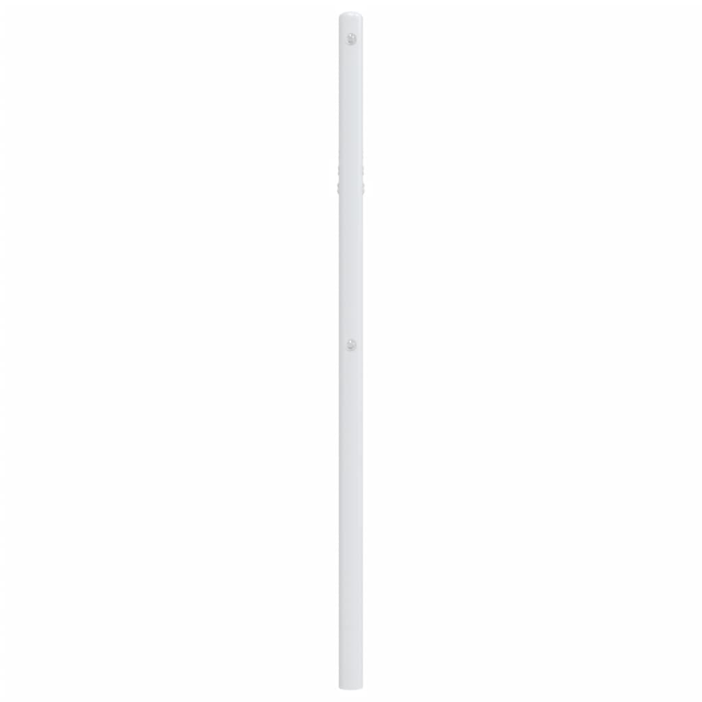 udskiftningsgavl 80 cm metal hvid