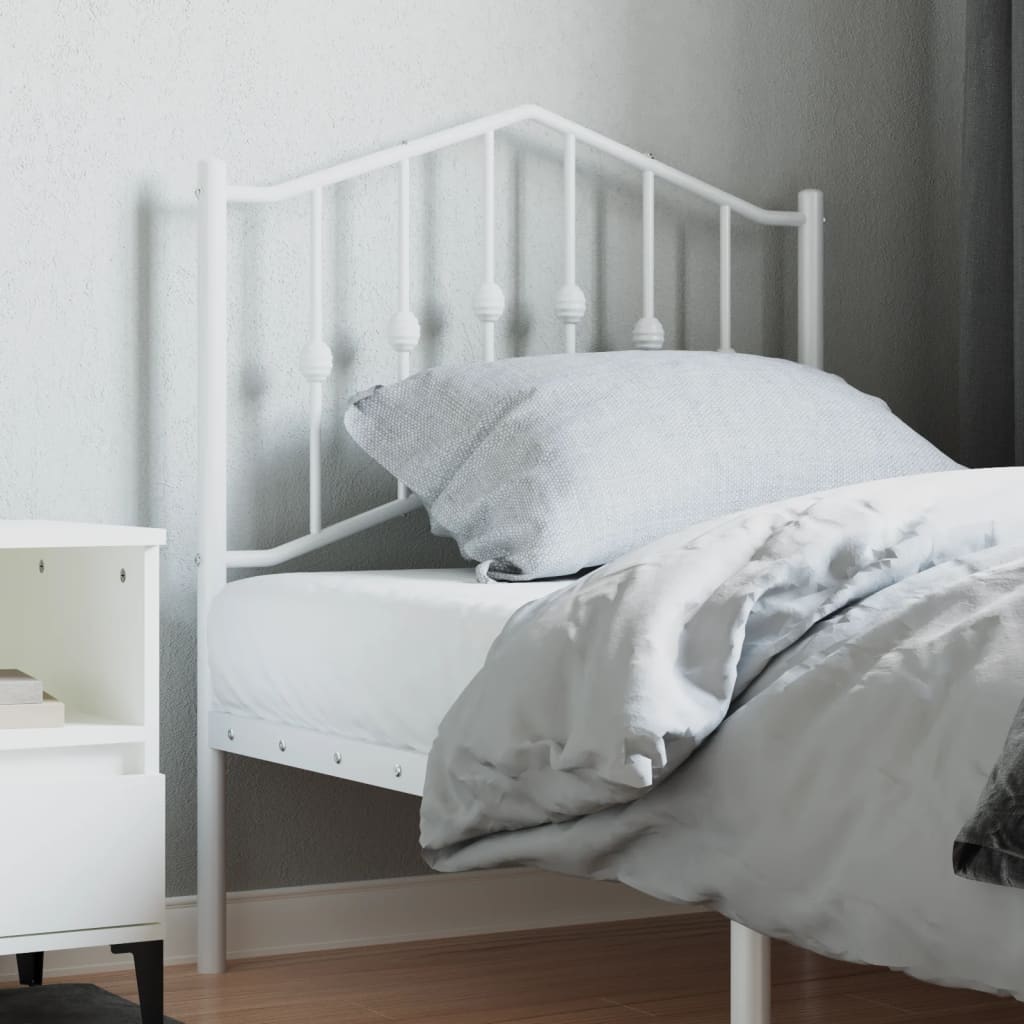 udskiftningsgavl 80 cm metal hvid