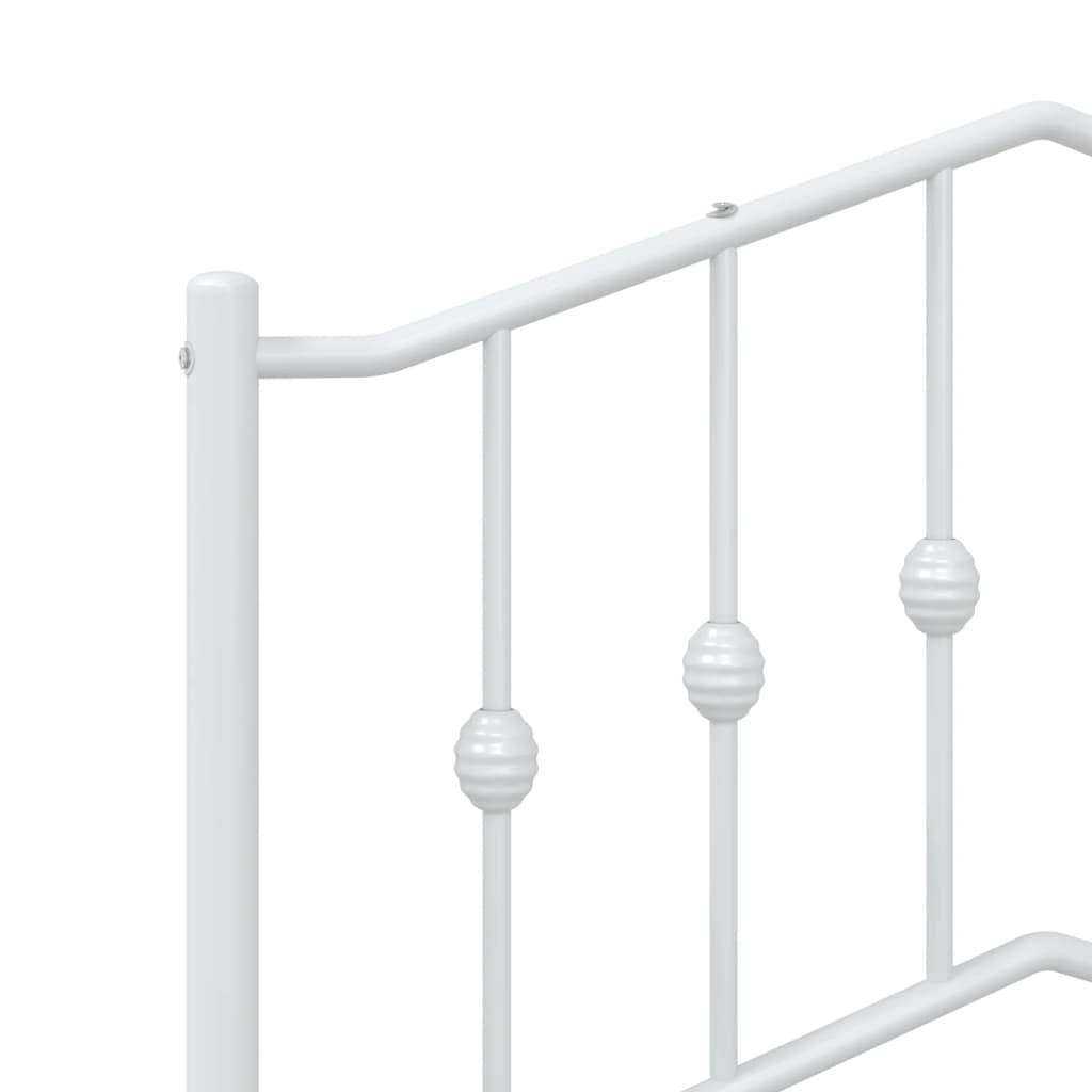 udskiftningsgavl 90 cm metal hvid