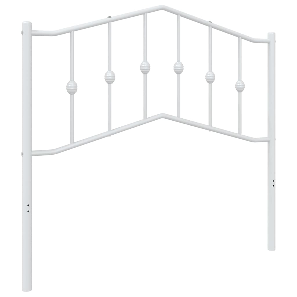 udskiftningsgavl 100 cm metal hvid