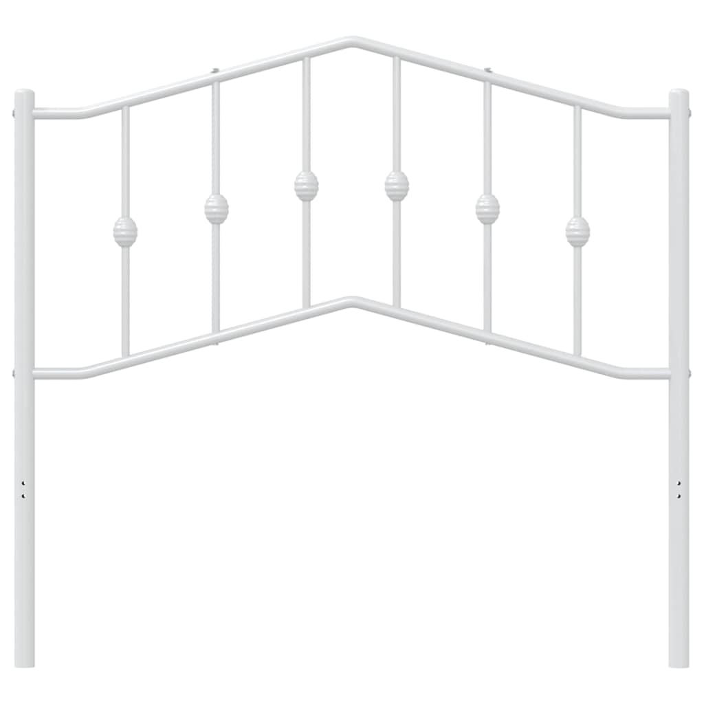 udskiftningsgavl 100 cm metal hvid