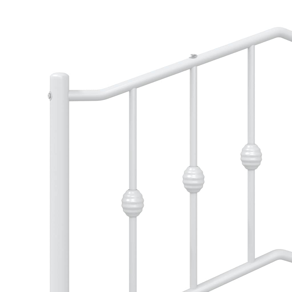 udskiftningsgavl 100 cm metal hvid