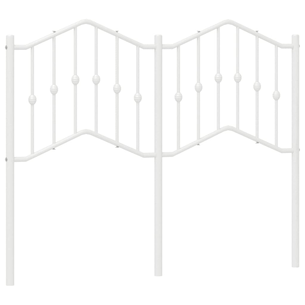 udskiftningsgavl 120 cm metal hvid