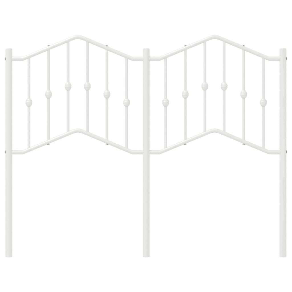 udskiftningsgavl 120 cm metal hvid
