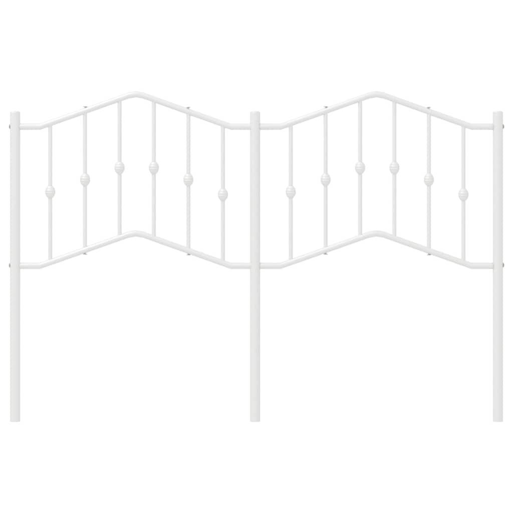 udskiftningsgavl 150 cm metal hvid