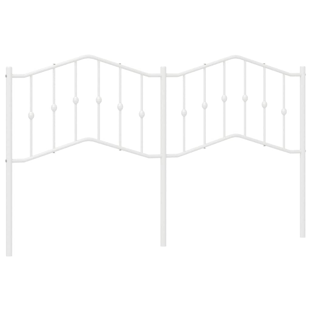 udskiftningsgavl 180 cm metal hvid