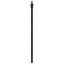 udskiftningsgavl 150 cm metal sort