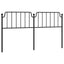 udskiftningsgavl 180 cm metal sort