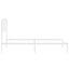sengeramme med sengegavl 107x203 cm metal hvid