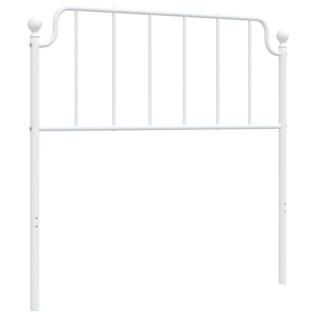 udskiftningsgavl 100 cm metal hvid