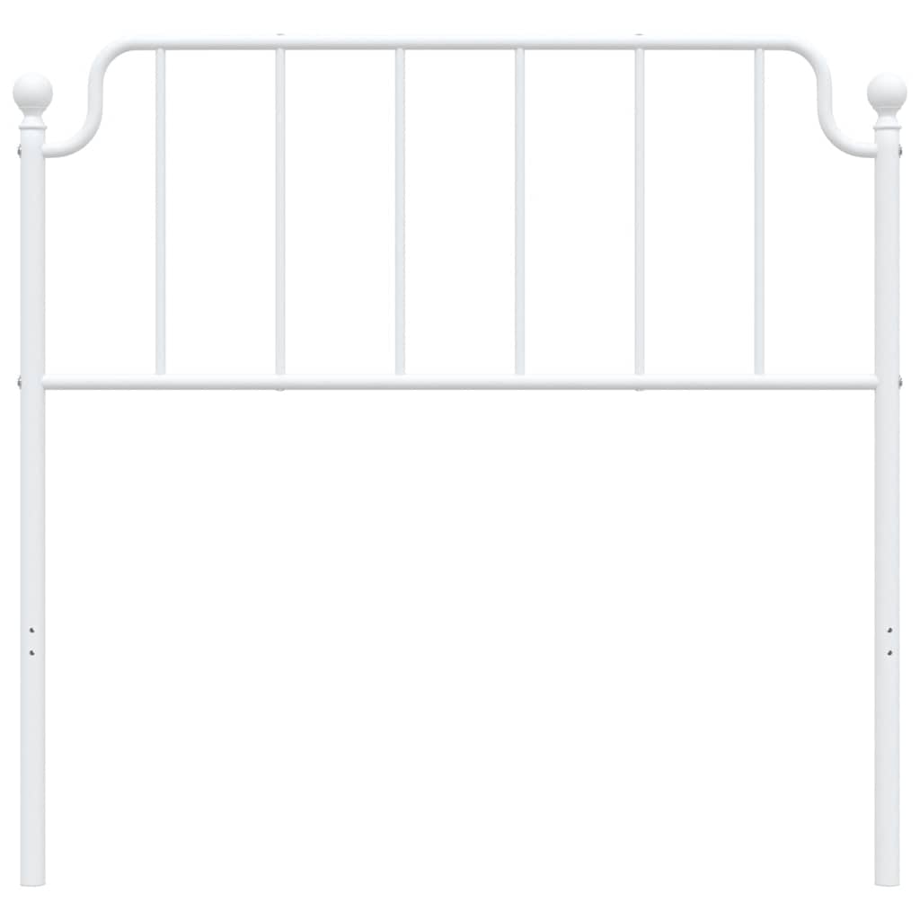 udskiftningsgavl 100 cm metal hvid