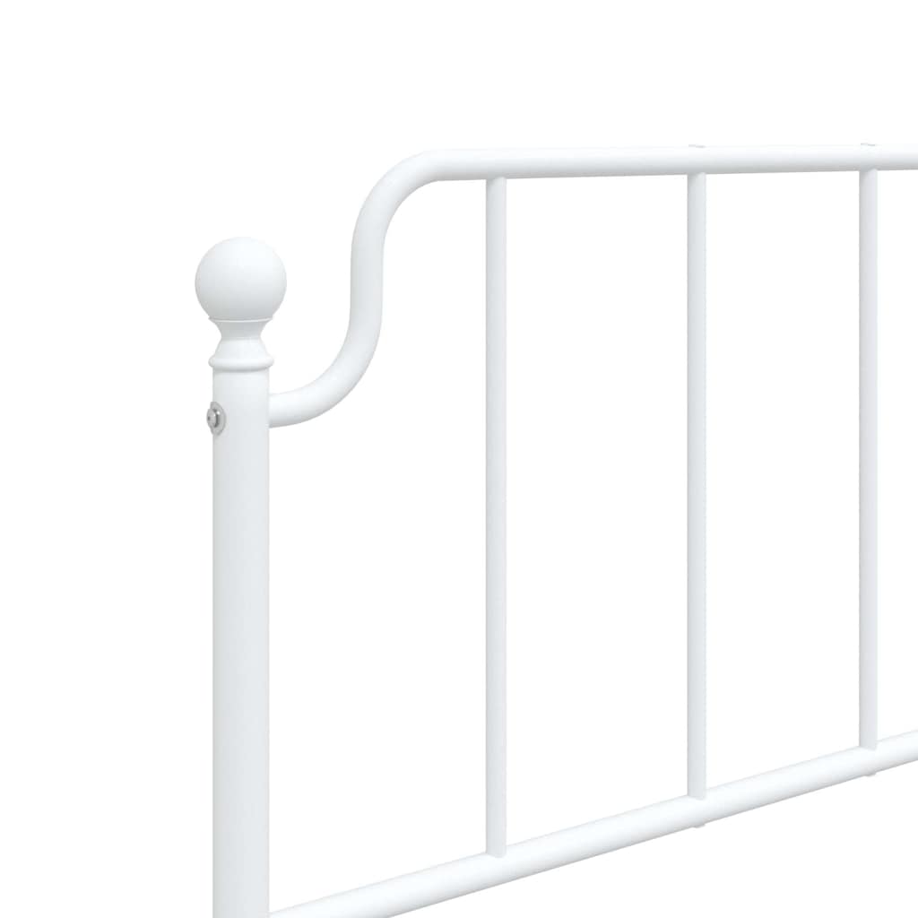 udskiftningsgavl 100 cm metal hvid