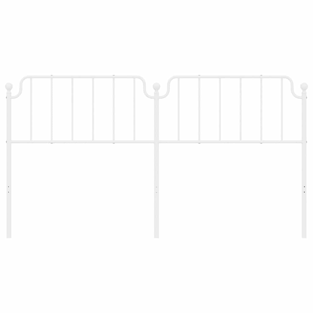 udskiftningsgavl 180 cm metal hvid
