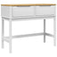 konsolbord BODO 89,5x36,5x73 cm massivt fyrretræ hvid