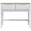 konsolbord BODO 89,5x36,5x73 cm massivt fyrretræ hvid