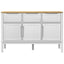 skænk FLORO 114x43x74 cm massivt fyrretræ hvid