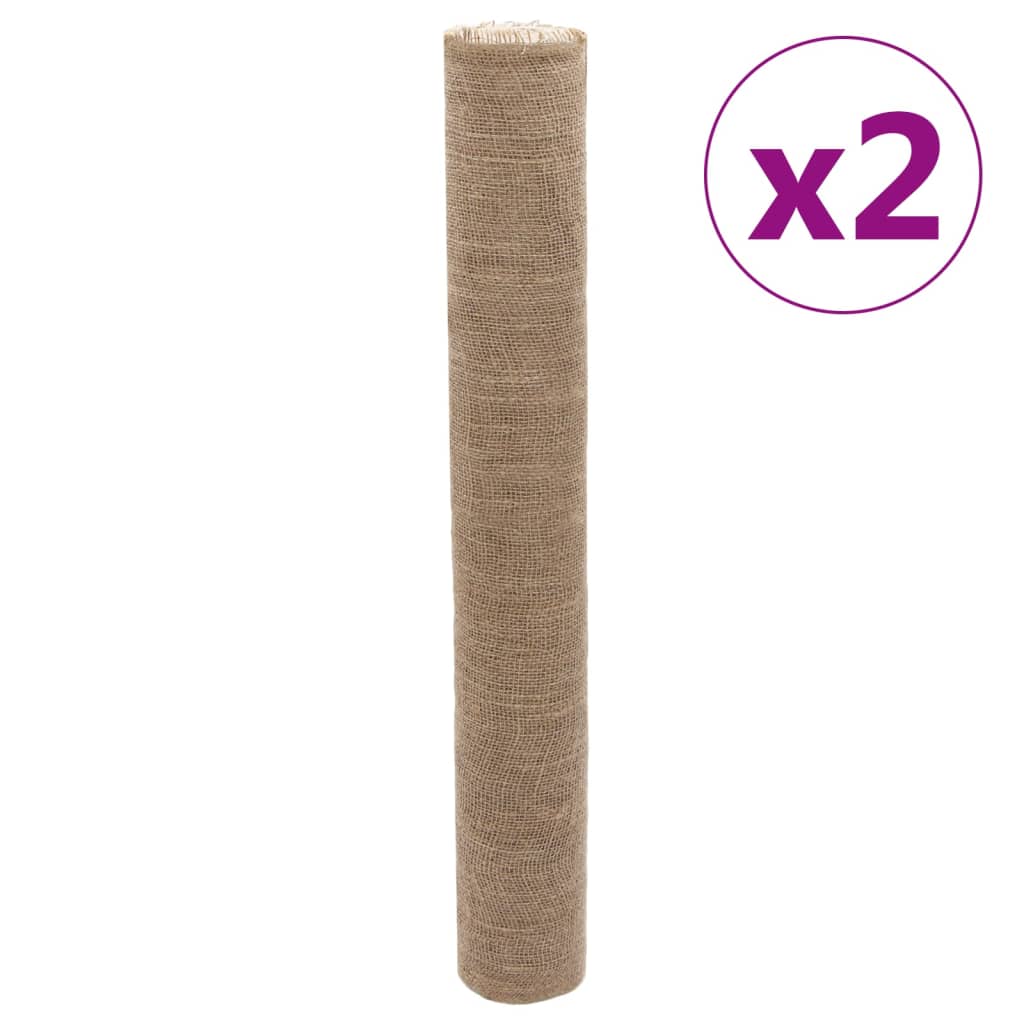 juteruller 2 stk. 1x50 m 200 gsm 100 % jute