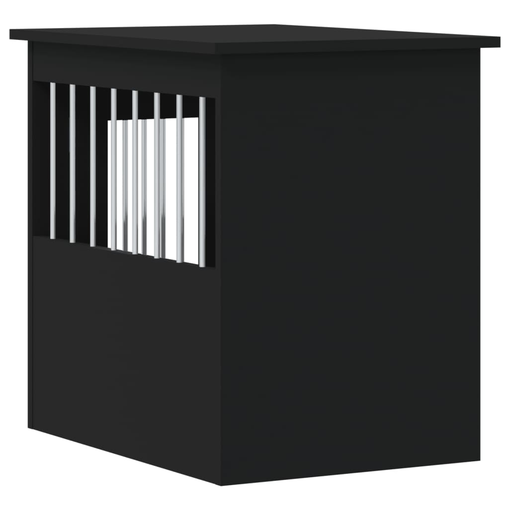 hundebur 45x62x59 cm konstrueret træ sort