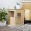 hundebur 45x62x59 cm konstrueret træ sonoma-eg